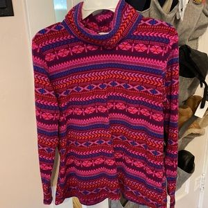 Fleece turtleneck